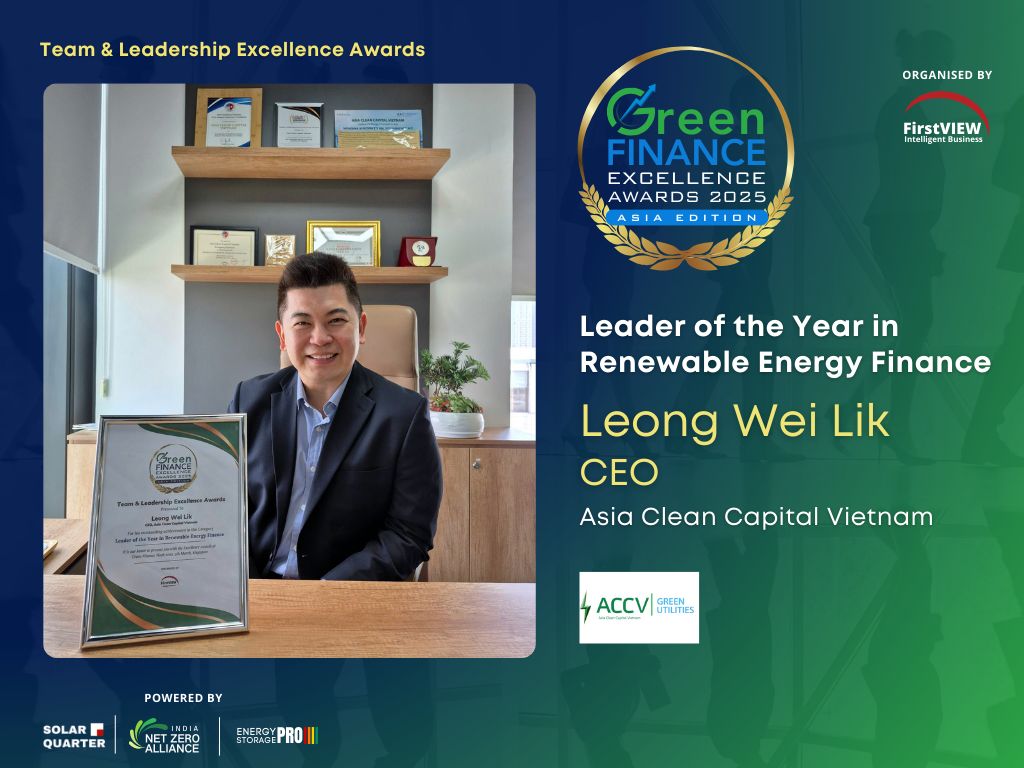 Leong Wei Lik_ACCV_Green Finanace Week_Asia Edition_Award